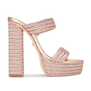 Revolve RAYE Corinna Platform in Rose Gold